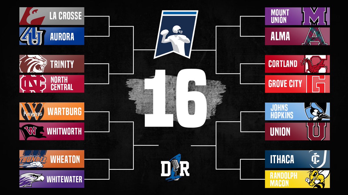 Only 𝙩𝙝𝙚𝙨𝙚 teams remain in Division 3️⃣

After an exciting first round, what games can we put on upset watch heading into this weekend? 😳

#D3Football | #D3FB