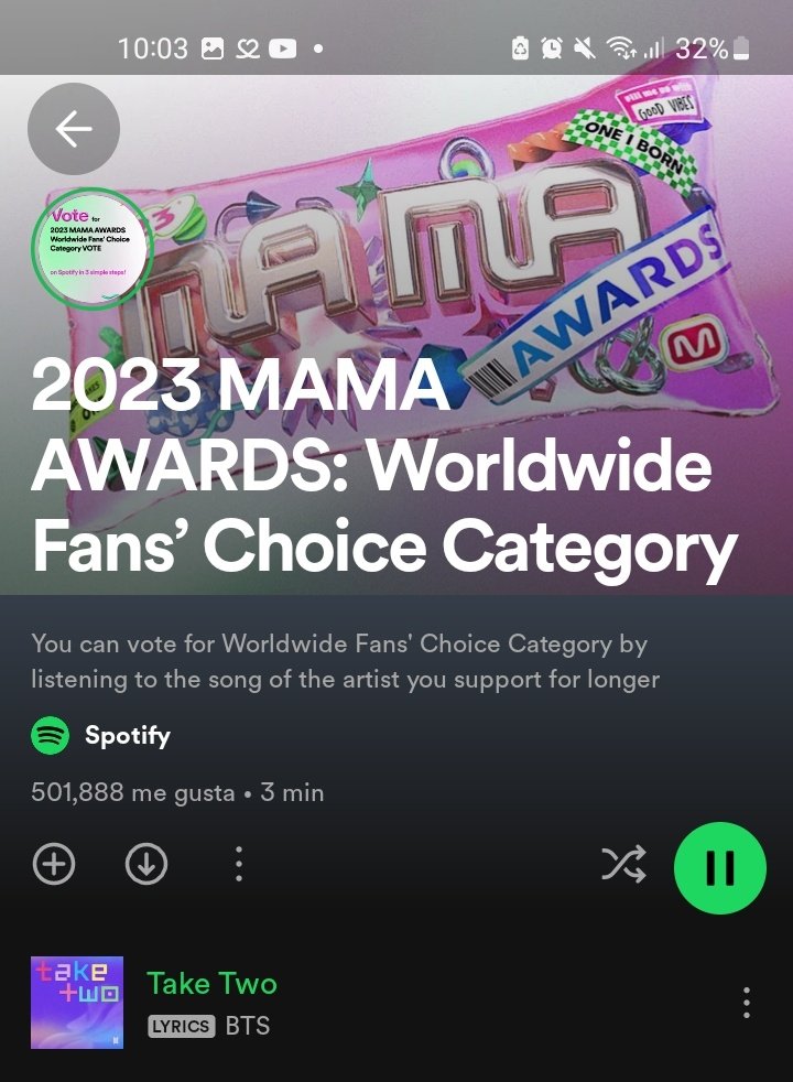 aritj1m3's tweet photo. — 🚨 DIFUNDAN | Entramos a las últimas 24 HORAS DE VOTACIÓN PARA LOS MAMA 2023, emitan la mayor cantidad de votos, tanto en la APP y SP, recuerden que es importante liderar AMBOS CRITERIOS, cerremos con un buen gap, ESE DAESANG SE QUEDA EN CASA‼️

¡AAARMY FIGHT FOR MAMA! https://t.co/AuiXDTWzf5