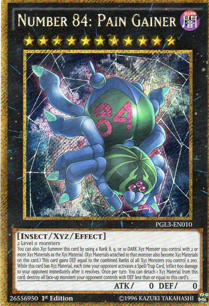 every_ygocard's tweet photo. Number 84: Pain Gainer https://t.co/RZPoXAkRyy