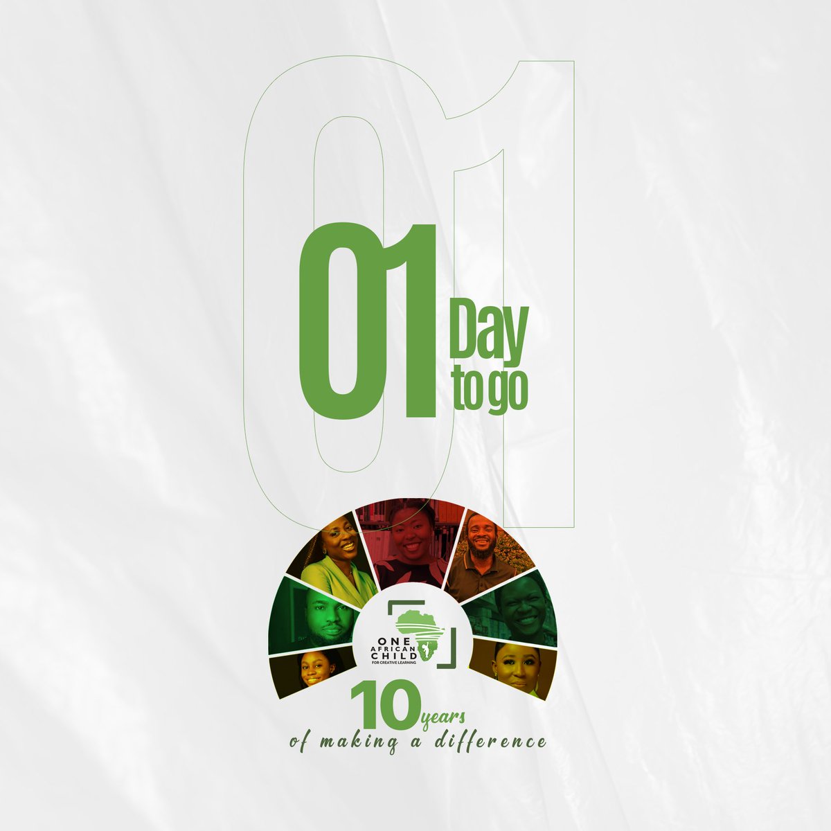 The big day is almost here! Just 1 day left 🥳🥳🥳🥳

#OACAnniversary #10YearsofImpact #OneAfricanChild #TransformingEducation #OAC 
#ADecadeOfImpact