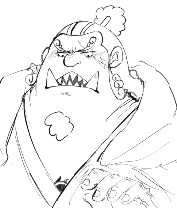 描いてあげてなかった照れ(?)親分