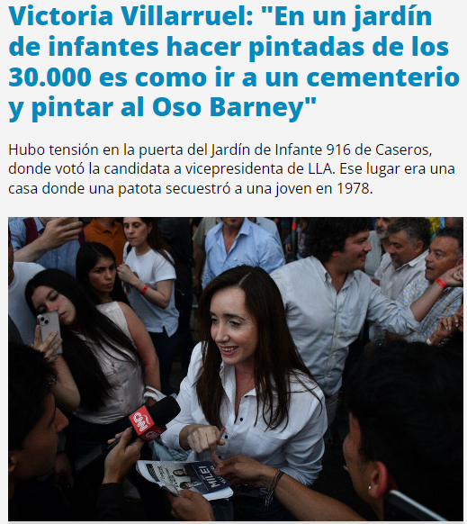 CarlosMaslaton's tweet photo. Expresado por la candidata este mediodía al votar. Repudio sus declaraciones y las reputo 100% contra el liberalismo. Se corresponden exclusivamente con lo peor del fascismo del Proceso 1976-1983. Iglesias Rouco y Manfred Schoenfeld desde La Prensa defendían los derechos humanos. https://t.co/UgiCXJM2uM