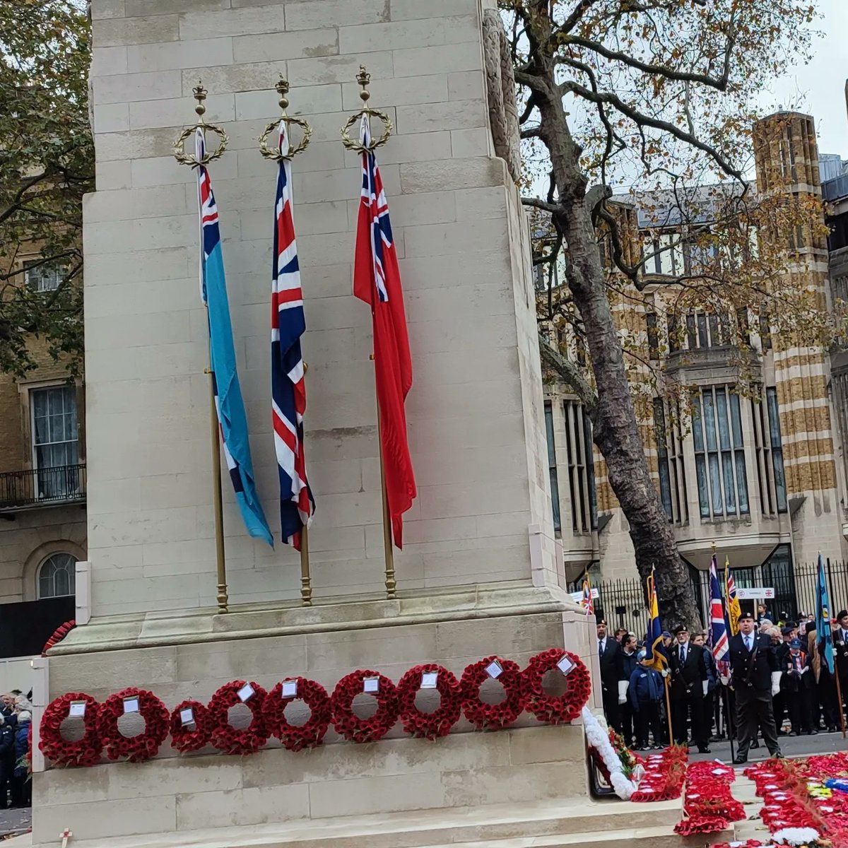 At the @AJEX_UK Annual Remembrance Day Parade and Ceremony which takes place every year the Sunday after Remembrance Sunday at the Cenotaph.