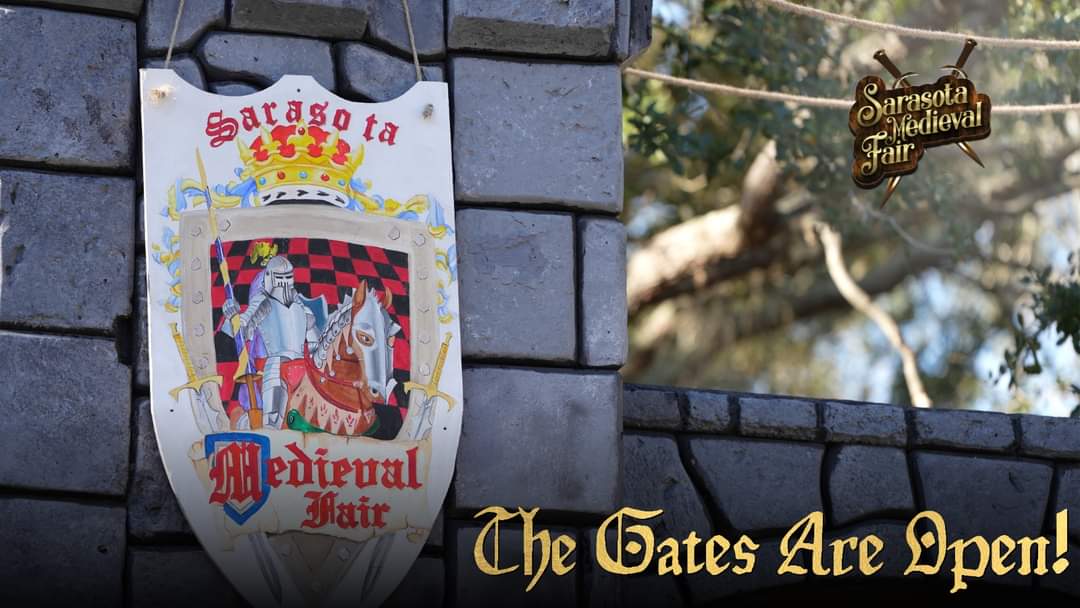 Another exciting day awaits at the Sarasota Medieval Fair. Gates are open, and the entertainment is underway. Bring the entire family and come enjoy our bigger, better and bolder SarasotaMedievalFair.com. Huzzah!
#SMF2023