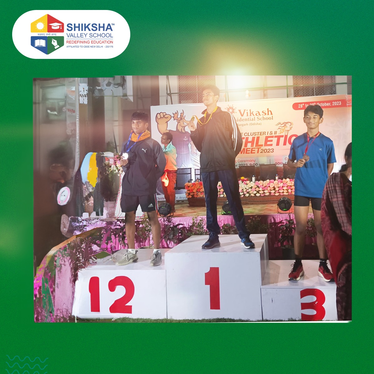 shiksha_valley's tweet photo. Proud Moment for SVS! β
We congratulate our student and wish her luck in her future endeavours.
#Shikshavalleyschool #SVS #ProudSVS #BoardingSchool #Education #HolisticLearning #Achievement #Milestone #Athletics #AthleticsIndia #Race #Racer #CBSEZonal https://t.co/Y05SCcsUSR