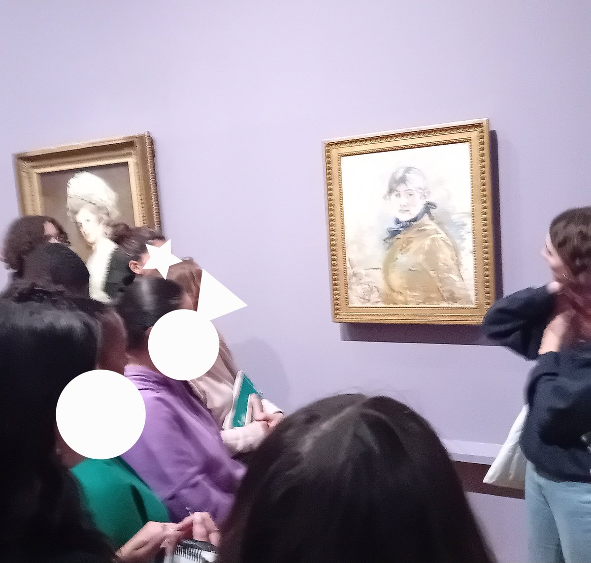 Artprof4's tweet photo. Mardi, visite commentée pour les premières enseignement de spécialité de l'exposition Berthe Morisot et l'art du XVIII e siècle.  Un très grand merci au @MuseeMarmottan pour la qualité de son accueil et de sa médiation ! Enjeu Développer du sens par le dialogue des œuvres. https://t.co/kCEfPIoKdK