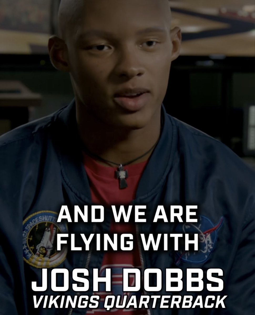 This guy is fascinating… the Vikings have an amazing answer to Cousins going down… Fly Josh Dobbs Fly