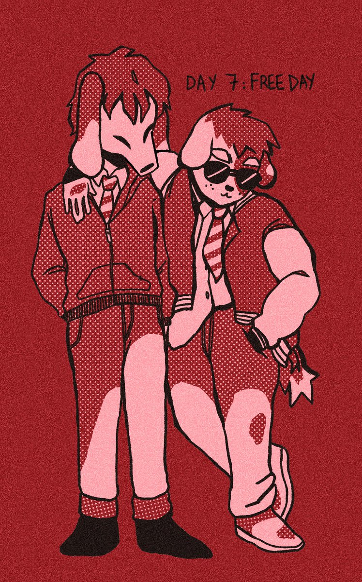 amkroute's tweet photo. day 7 - free day
drew them in their 1 date danger outfit bc that was such a cute game, thanks for this list and week knives :)
i was starting to get sick from drawing trait's mask so im glad it's over
#stoneytraitweek #1traitdanger https://t.co/6AY3MuQtjc