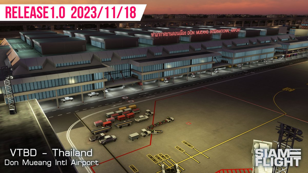 simflight's tweet image. SiamFlight - VTBD Bangkok Don Mueang Thailand MSFS
simflight.com/2023/11/19/sia…

#flightsim #SIMMARKET #VTBD #Bangkok #Mueang #Thailand #Asia #MSFS2020 #MicrosoftFlightSimulator #flightsimulator #avgeek #aviation #Airport #simming