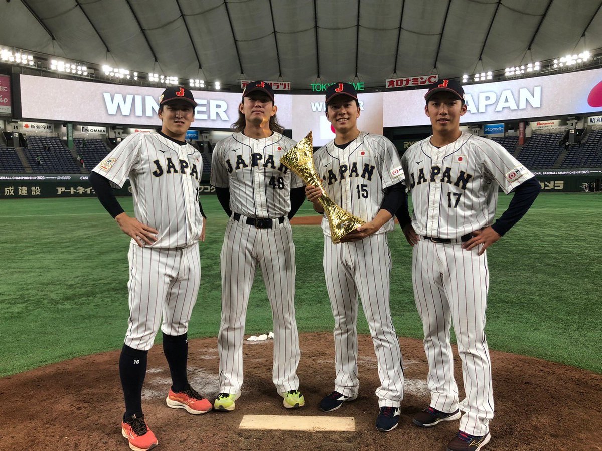 sumida_lions16's tweet photo. アジチャン優勝🏆🥇
初めての国際大会でいい経験が出来ました！
沢山のご声援ありがとうございました😊
#先発4人組 https://t.co/2b9TiutWZd