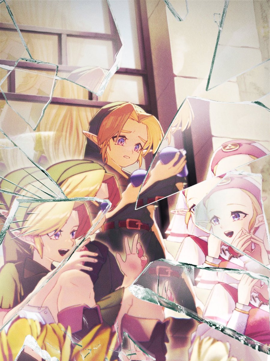 流行りのガラス加工とんでもないな… #Zelda