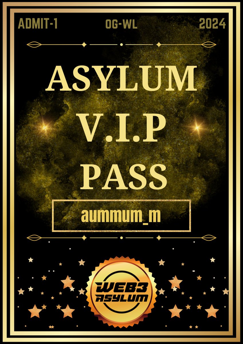 aummum_m's tweet image. Thanks for OG WL 🎶🎵
@Web3Asylum 
#Web3Asylum 
#NFTxEDM
