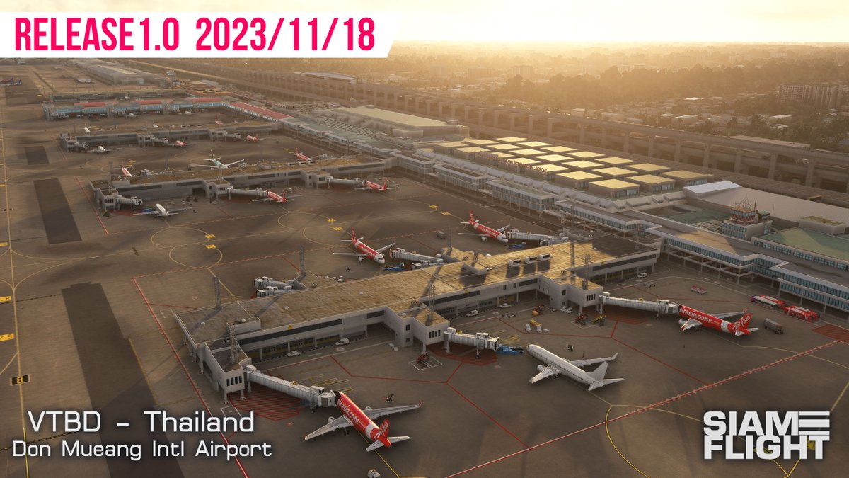 simflight's tweet image. SiamFlight - VTBD Bangkok Don Mueang Thailand MSFS
simflight.com/2023/11/19/sia…

#flightsim #SIMMARKET #VTBD #Bangkok #Mueang #Thailand #Asia #MSFS2020 #MicrosoftFlightSimulator #flightsimulator #avgeek #aviation #Airport #simming