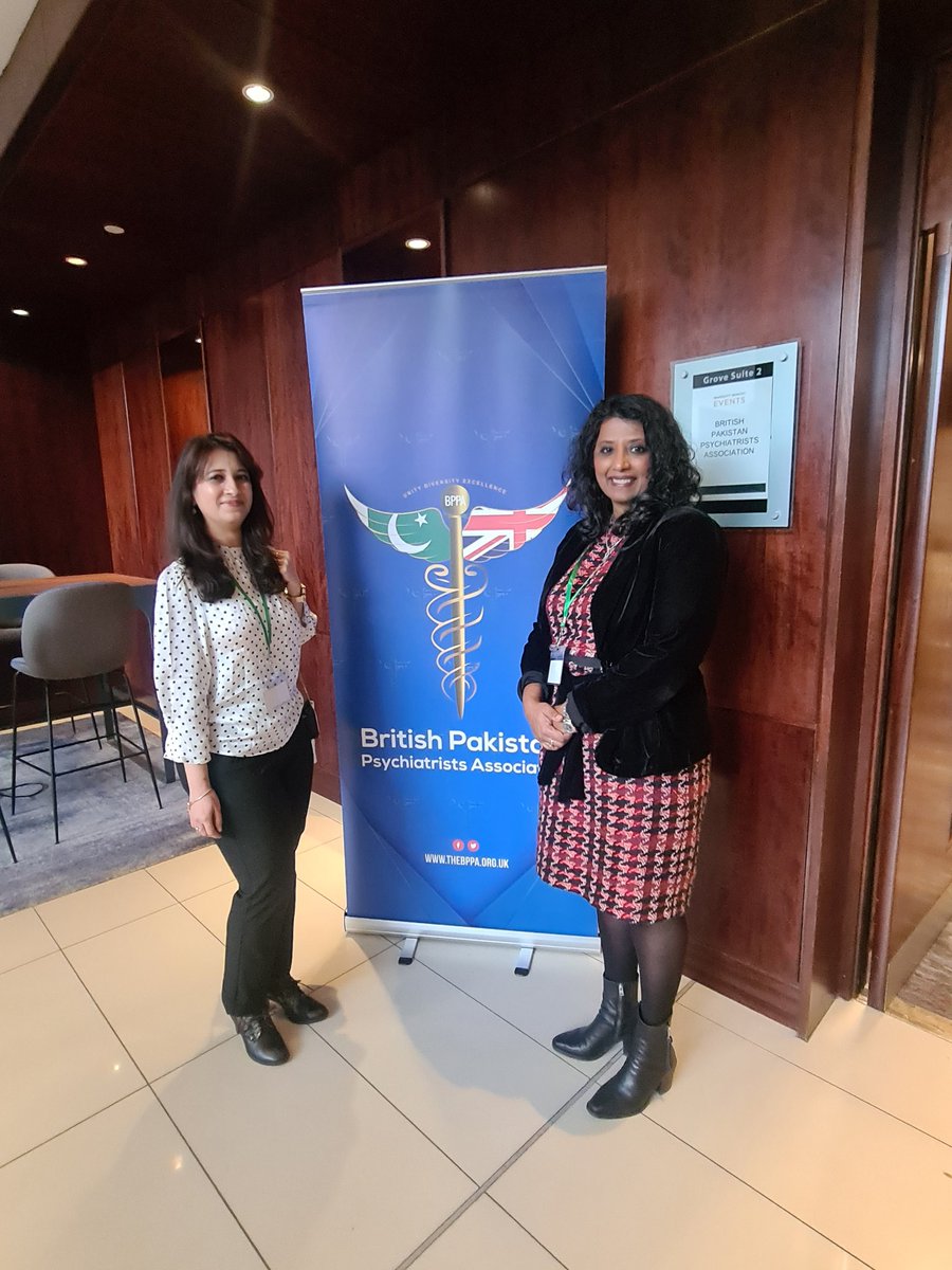 DrMahiraSyed's tweet photo. Got a chance to meet and share thoughts with @TrudiSene1 at @BPPA_Official Annual conference yesterday in Leicester. What an  impressive role model for women in leadership and for those interested Perinatal Psychiatry.

We are so pleased and thankful for your kind presence 🙏 https://t.co/d3qTG4Pkbj