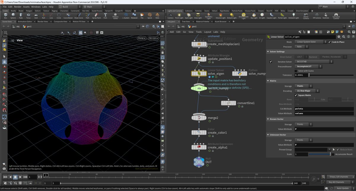WhiteDo27114277's tweet photo. Mesh LaplacianのソルバをPytnon SOPからLinear Solver SOPに置き換えました

curveskeleton.hipnc
distancealonggeometry.hipnc
laplaciandeform.hipnc
minimalsurface.hipnc
https://t.co/SyX66IFAr4 https://t.co/H7PKbka4EX