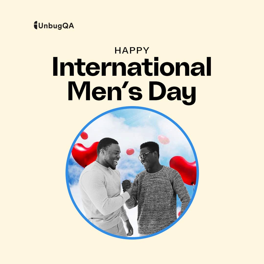 Unbugqa's tweet photo. Happy International Men's Day! 

You're loved, seen, appreciated and your feelings are valid. 

We encourage everyone to prioritize mental wellness and support the men around us. 

.
#HappyInternationalMensDay #ZeroMaleSuicide #IMD2023 https://t.co/kH31UUDxzf