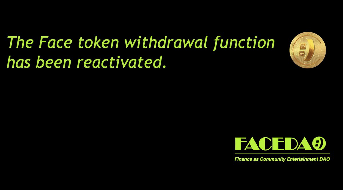 FaceDAO tweet media