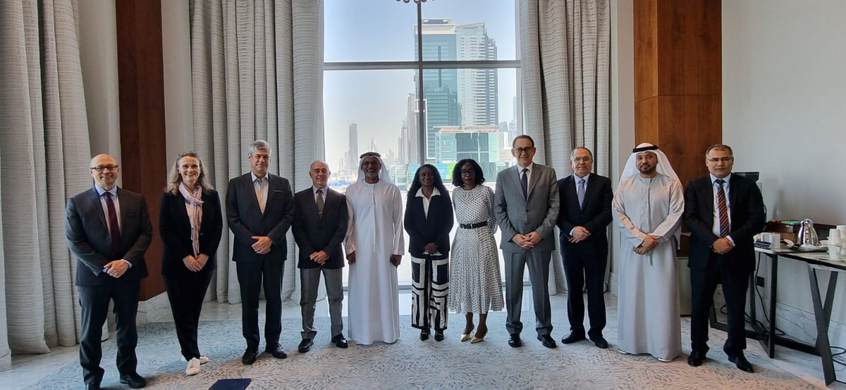 Productive talks at 2nd gathering of all regional aviation organisations @acao1996, @Afcac_Cafac, LACAC, and @ECACceac, in Dubai today. Strengthening our cooperation to set a path towards more sustainable aviation. Many thanks to @gcaauae for hosting this meeting!