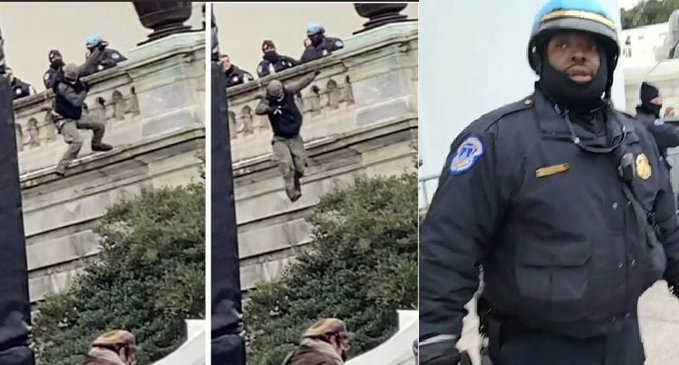 JUST IN: DC Cop Who Pushed Trump Supporter Derrick Vargo Off 2 Story Ledge on Jan. 6 INDENTIFIED and Officer Bryant Williams.. SHOULD HE FACE ATTEMPTED MURDER CHARGES? On January 6, 2021, four supporters of Donald Trump lost their lives due to police intervention. Derrick Vargo…