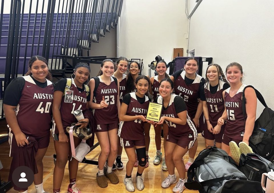 Big shout out to our JV group. Won a tough final game to get the Championship!!! Congrats!!! @AustinHSGBB #LoyalForever