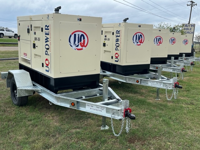 UQ Power 30 kVa rental grade generator. Galvanized single-axle trailer. Several are in stock and ready for your application in Boerne and Odessa, TX.
 $32,943.00
 #UQPower #RentalGrade #BoerneTX #PowerEquipment #Generator #Industrial #yourboernechamber #modasa #ultraquip