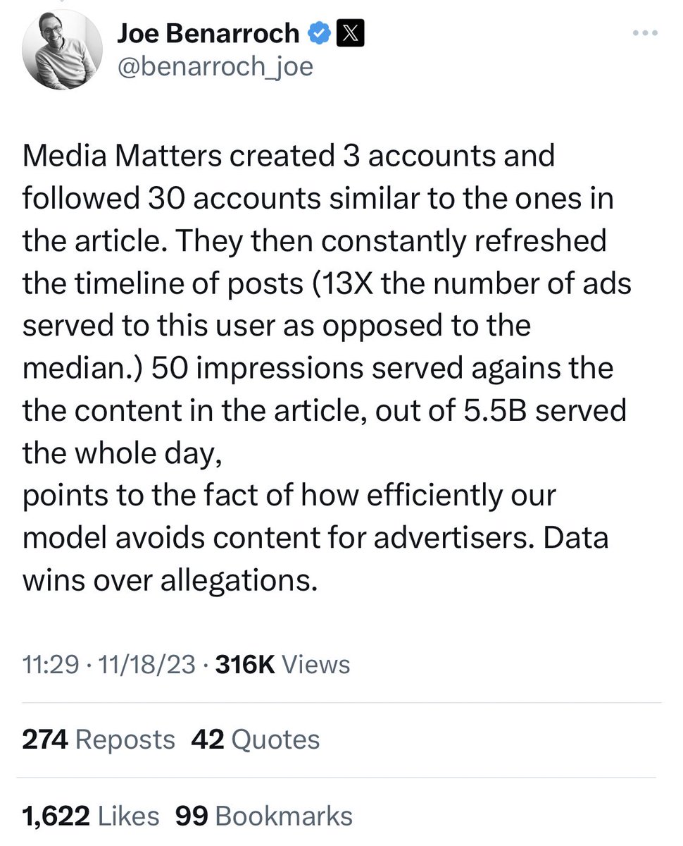 BREAKING: Media Matters created accounts and gamed the X server to create false impressions for their article This isn’t journalism, this is a hoax