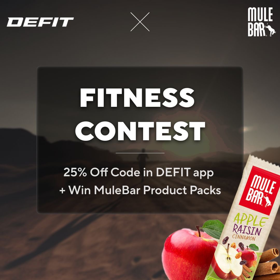 DEFITofficial's tweet photo. Gm gm, we're proud to announce our partnership with @MuleBar, 100% natural sports nutrition brand ! 💙⚡

To celebrate, @MuleBar is giving away 25% off on all Mulebar products to all #DEFIT users ! 🎊

All you need to do is to complete at least 1 activity in DEFIT app and you'll receive automatically a FitBag that contains the discount code. 🛍️

Want to get a Free #Mulebar product pack on top? 
Join us in the @DEFITofficial x @MuleBar fitness contest ! 😎

📆 Period: 20th NOV - 4th DEC

⚡ Style: total distance of CLAIMED activities in ONE of the four sports of #DEFIT app (Walking, Running, Cycling, or Swimming)

🥇 Prizes per category:
1st Place = 1x Mulebar Pack (containing 11 bars, 5 gels, 6 pulps) + 3x FitBag 
2nd Place = 150 $DEFIT + 3x FitBag
3rd Place = 100 $DEFIT + 3x FitBag
4th & 5th Places = 3x FitBag each

Rules:
🔁 Like and RT
💬 Comment with hashtags #DEFIT #Fitness #MuleBar
➡️ Submit your DEFIT-ID in #🍫┃mulebar-contest channel of #DEFIT discord

Have fun everyone !
