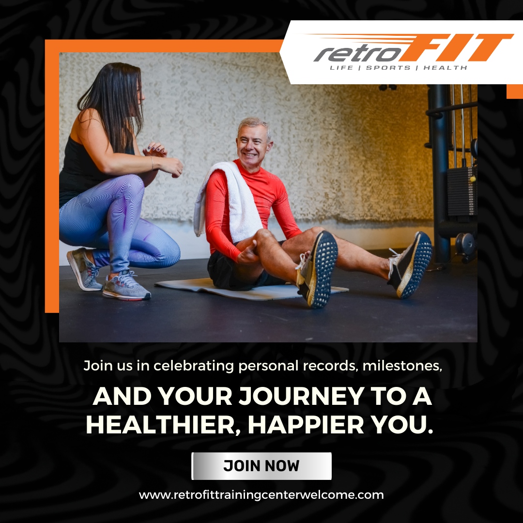 Celebrate Your Victories! 

🎉 Embrace your fitness journey, from personal records to a happier you. 

Join us in this empowering transformation! 

💪 #FitnessTriumphs #JourneyToJoy 

🌐retrofittrainingcenterwelcome.com

#Retrofittraining #Retrofit #RetroFITTrainingCenter
