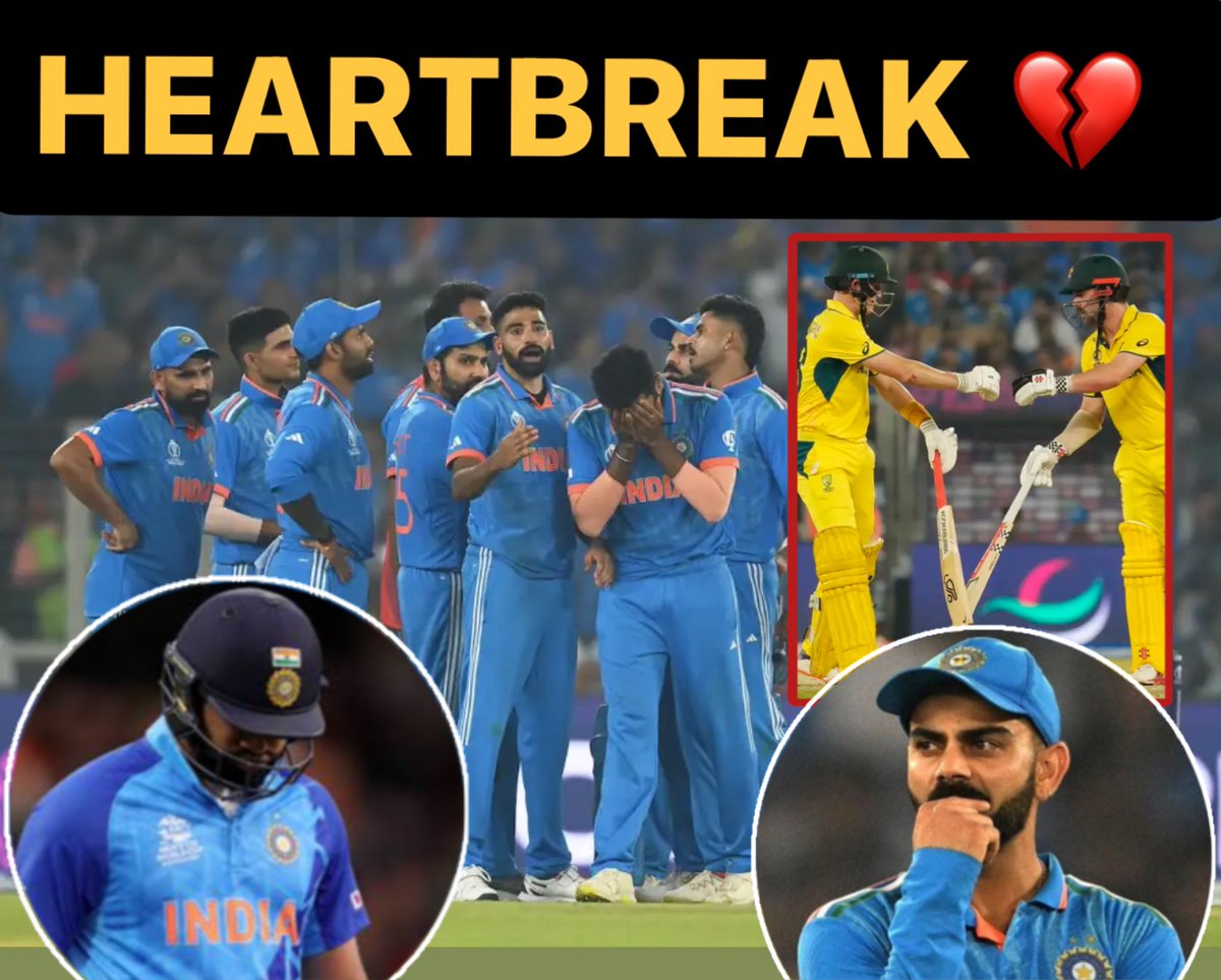 Another Heartbreak for India in ICC events.💔. AUSTRALIA WON THE WORLD CUP 2023..

#INDvsAUS #TravisHead