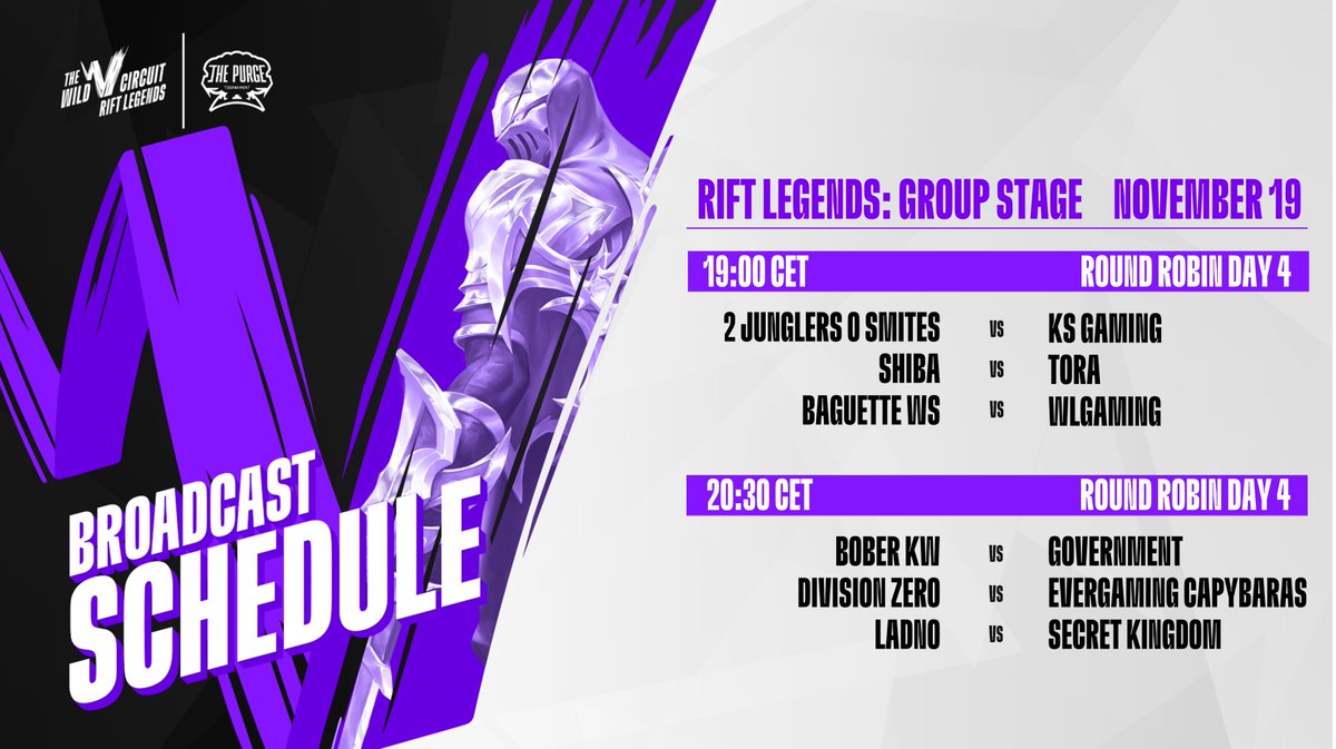 Exciting matches to wrap up the first week of #RiftLegends ! ✨

Join us for tonight's action from 7pm CET 🔥

Check out the stream links in the comments below👇