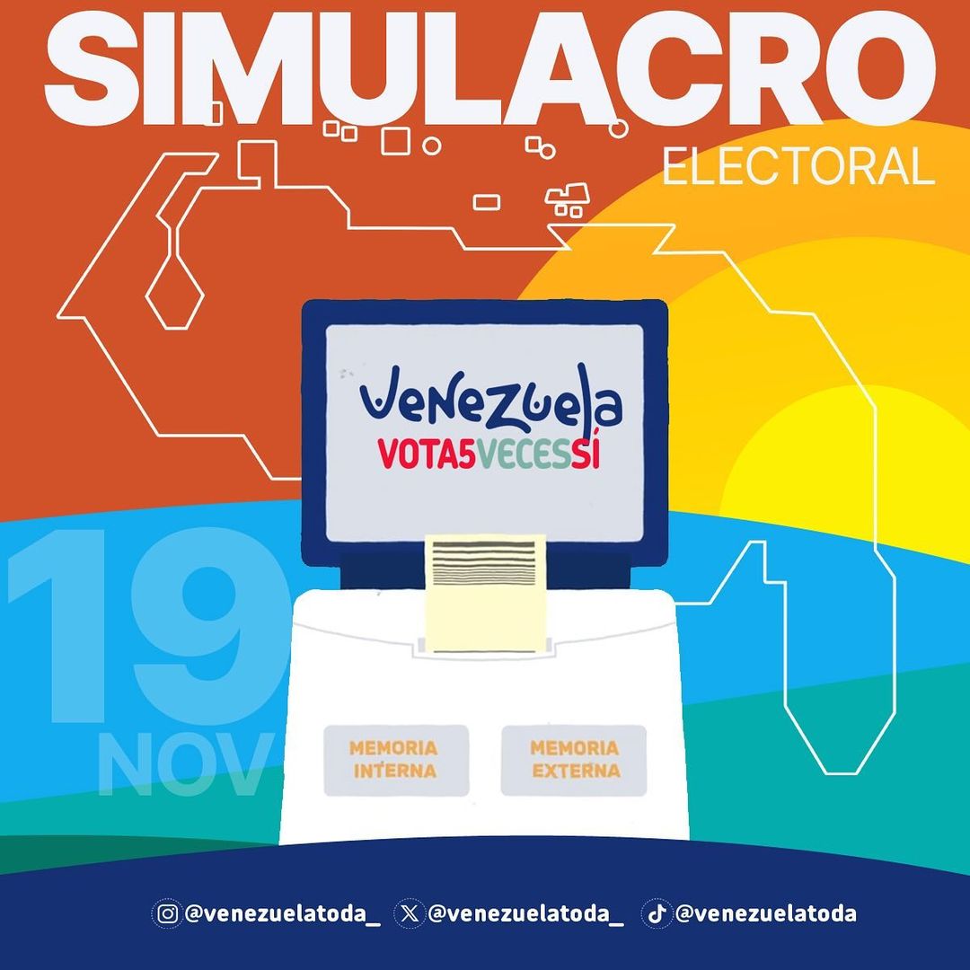 MPPRIJP (@mijpvzla) on Twitter photo #AHORA || Desde la Escuela Ecológica Simón Rodríguez en Fuerte Tiuna, el Vpdte. Sectorial <a href="/CeballosIchaso1/">@FuerzaDinamica Remigio Ceballos Ichaso</a> participa en el simulacro del referéndum consultivo en defensa del Esequibo.
#SimulacroElectoral #AHORA || Desde la Escuela Ecológica Simón Rodríguez en Fuerte Tiuna, el Vpdte. Sectorial <a href="/CeballosIchaso1/">@FuerzaDinamica Remigio Ceballos Ichaso</a> participa en el simulacro del referéndum consultivo en defensa del Esequibo.
#SimulacroElectoral