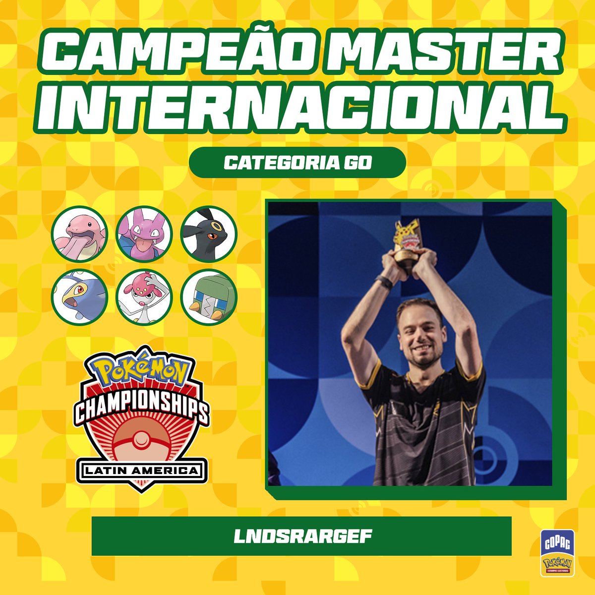 O primeiro Campeão Internacional  do LAIC foi coroado e o nome dele é LNDsRargef!

Vencedor do Regional de Curitiba, agora leva o troféu Intercontinental para casa! Parabéns <a href="/LNDsRargef/">Ewerton</a> !