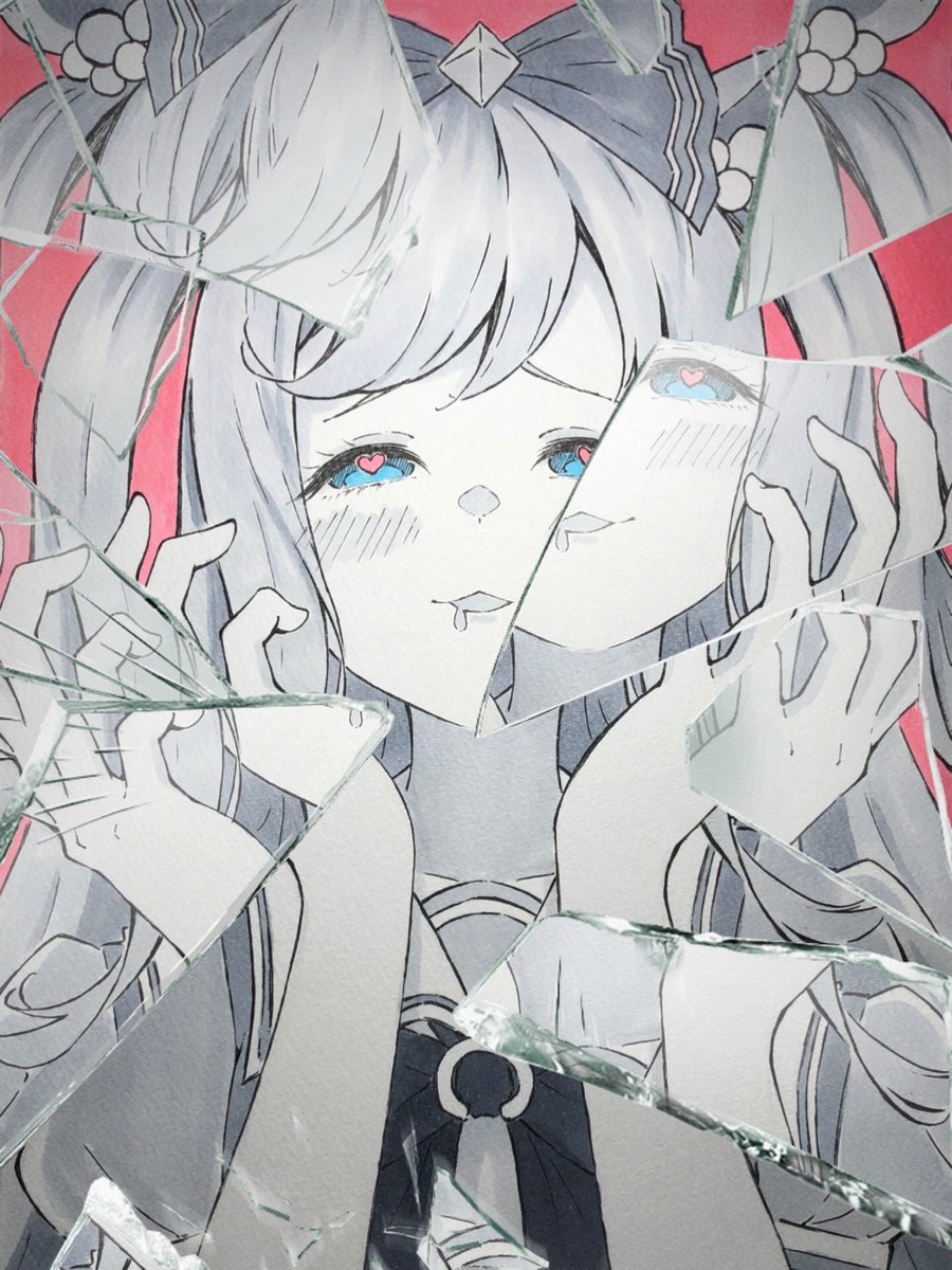 アグネスデジタル(ウマ娘) 「あまりの尊みに割れるオタク面白い 」|みずいろねこのイラスト