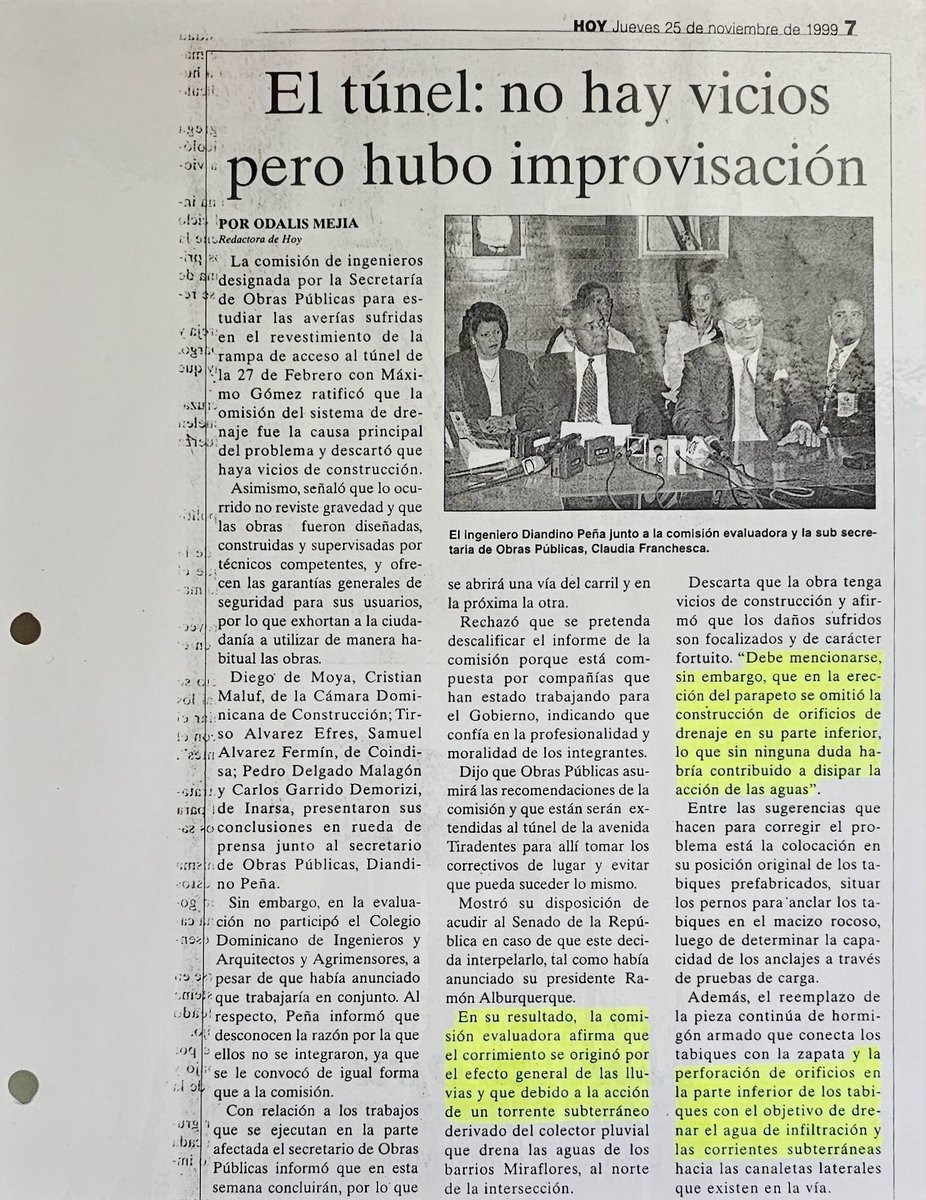 Osirisdleon's tweet photo. Para ilustración de chismosos que quisieron acabarme por mis declaraciones sobre causas del colapso de ayer del paramento noroeste del paso a desnivel 27 Febrero/MGómez, y mención que hice del fallo de 1999, comparto mis declaraciones de 1999 y las del Secretario de OP de 1999. https://t.co/565DMjLEPz