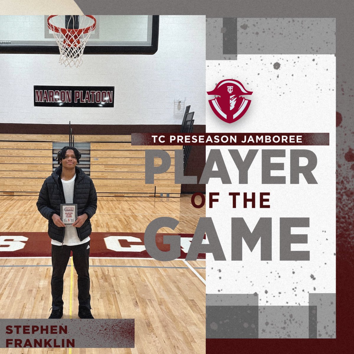 Tates Creek High School Boys Basketball (@tcbasketball_) on Twitter photo Tates Creek’s own Stephen Franklin <a href="/Stephen4our/">Stephen Franklin</a> was named Player of the Game as his team defeated Casey County #AnchorDown #TakeTheStairs #WaterTheLawn Tates Creek’s own Stephen Franklin <a href="/Stephen4our/">Stephen Franklin</a> was named Player of the Game as his team defeated Casey County #AnchorDown #TakeTheStairs #WaterTheLawn