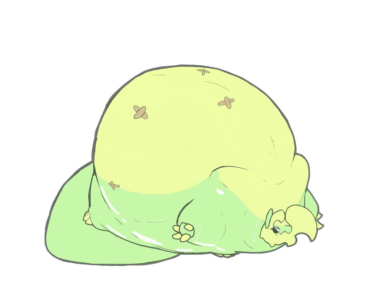 Lagartuz_gartuz's tweet photo. Some sketches and ideas discarded from drawings of the past.

About Meli 🔵. It's not a pregnancy belly. It's poorly drawn vore.

Obviously Rocío's 🟢 bellies are quite inflated. https://t.co/4vkHW3KaK4