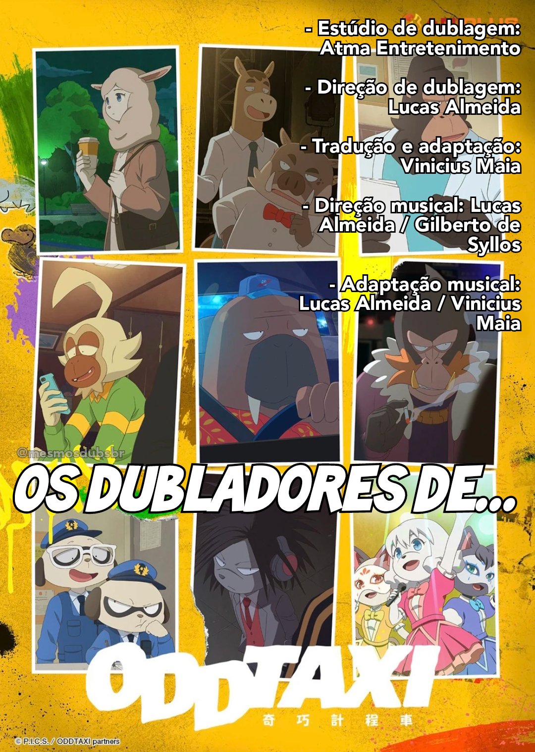 Personagens Com os Mesmos Dubladores! (@mesmosdubsbr) / X