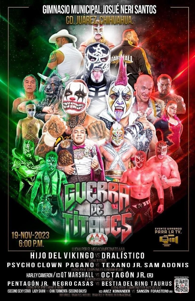 @luchalibreaaa @Konnan5150 @Pagano656 @Psychooriginal @PENTAELZEROM @ElTexanoJr @RealSamAdonis @QTMarshall @vikingo_aaa @DRALISTICO_LFI @OctagonJrAAA @negrocasas1001 @Taurusoriginal @forasteroNGD @ArezStrange @KomandercrMX @LadyShaniAAA @chiktormenta @Sexy_staaar @dalyscaribenaaa