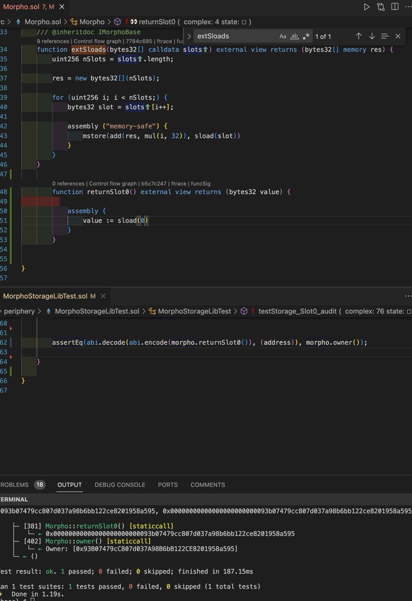 Quick Solidity tip: Immutable state variables don't occupy a storage slot; they're stored in the contract code. 

Example from MorphoBlue contract:

bytes32 public immutable DOMAIN_SEPARATOR (no storage slot)
Storage variables include address public owner, address public
