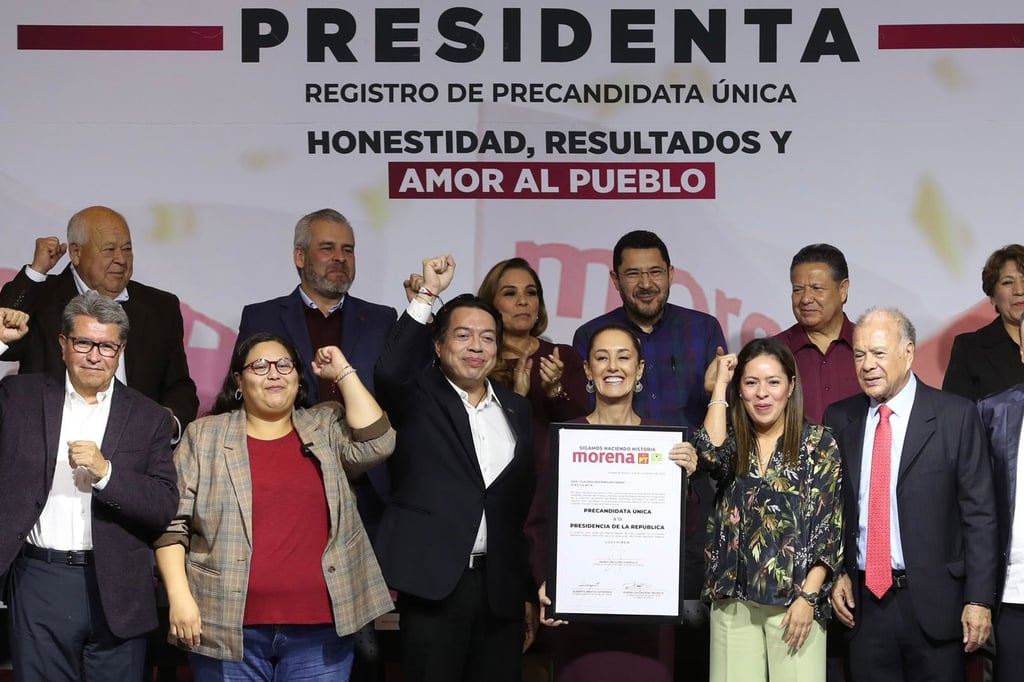 El dia de hoy la Dra. Claudia Sheinbaum asume la precandidatura a la Presidencia de la República Mexicana por Morena, y en coalición con el  Partido del Trabajo y el Partido Verde.

Sigamos con la  Transformación que ha iniciado nuestro Presidente Andrés Manuel López Obrador.