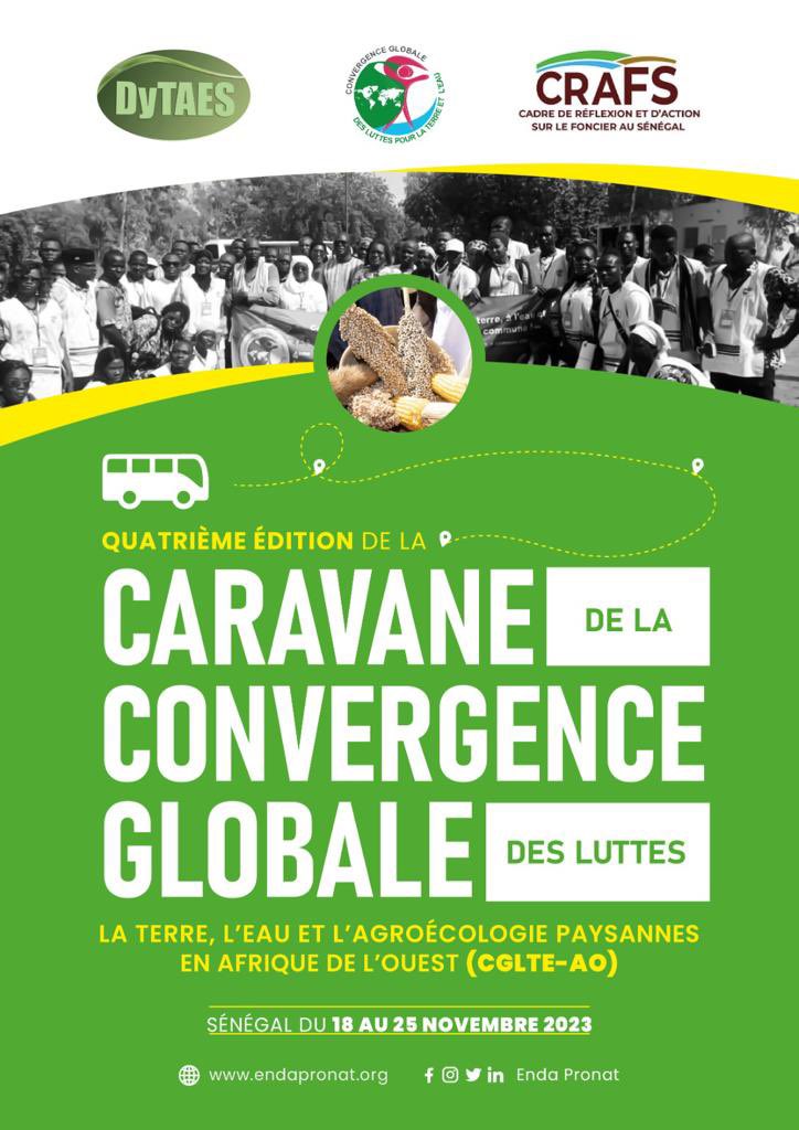 DyTAES's tweet photo. La  Caravane #CGLTE-AO c’est 300 militants(e)s des 15 Etats de la #CEDEAO+ la Mauritanie, un mécanisme de sensibilisation des #communautés et de plaidoyer auprès des autorités pour une #gouvernance #inclusive des ressources naturelles y compris la terre, l’eau et les semences https://t.co/bwaq4fSjFr