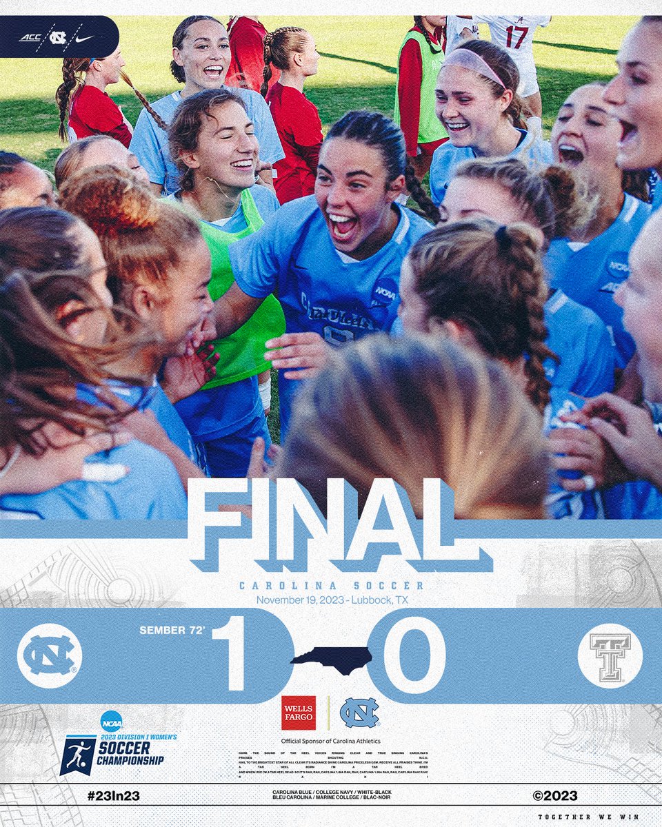 NEXT STOP: NCAA QUARTERFINALS!! 

#GoHeels x <a href="/WellsFargo/">Wells Fargo</a>