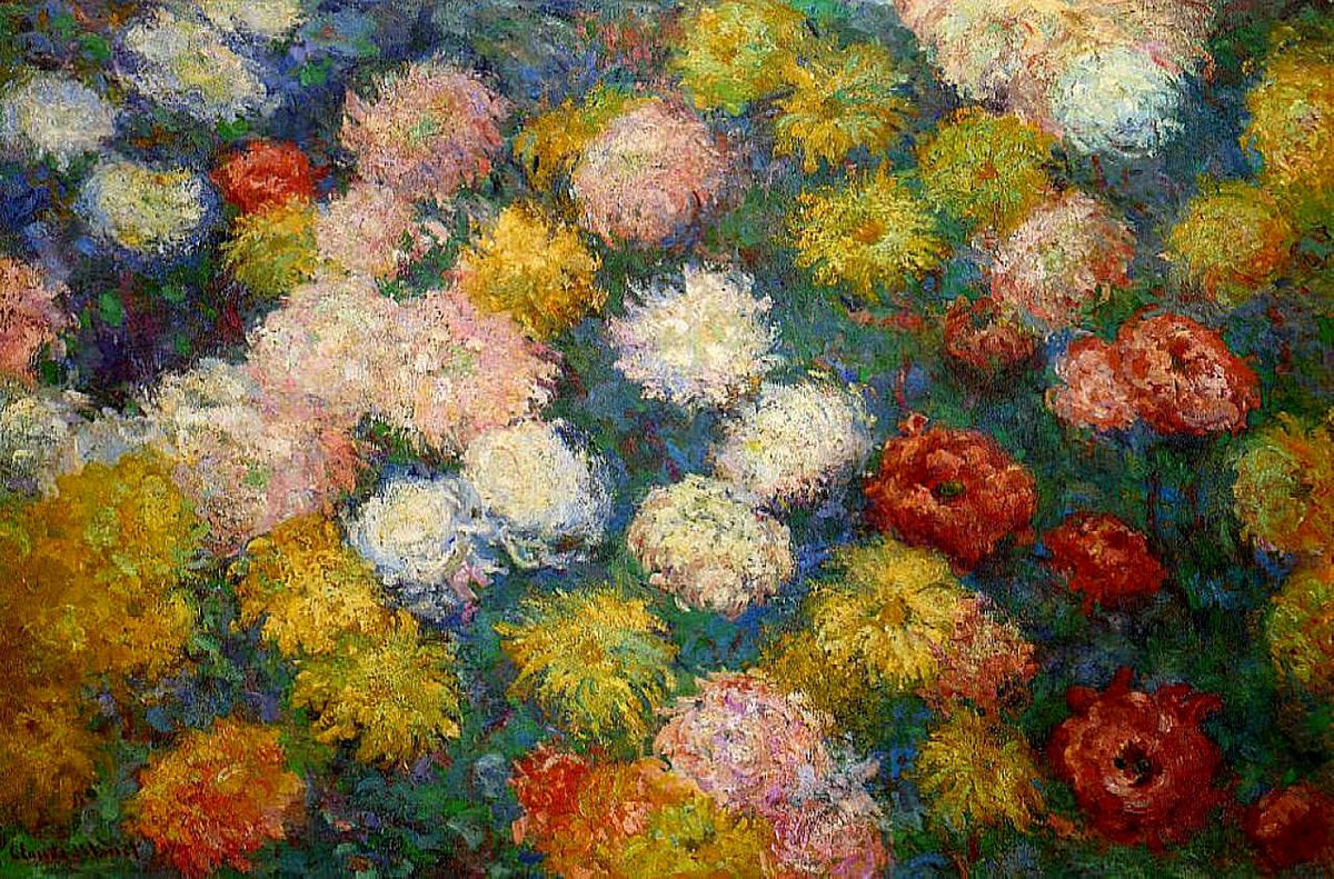 artistmonet's tweet photo. Chrysanthemums, 1897 https://t.co/AdSgjpqDut https://t.co/EqpyGfeCxs