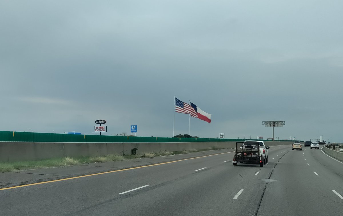 My new state is cute. 'Various lane closures' Ok, thanks 'Watch your speed' Watch it what? 'Clear Alert' 🤔 Ran out of colors? 'Picnic area' Really. A picnic. Beside the interstate. ... But we like our flags.