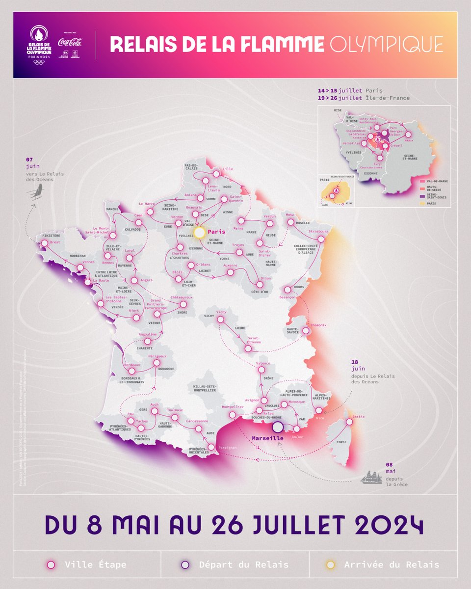 G24acpoitiers's tweet photo. Vous voulez connaître les parcours des flammes olympique et paralympique de #Paris2024 ? Informations et vidéo dans notre article --> https://t.co/4QjpGnpQnd https://t.co/0Ba7XzHqFk