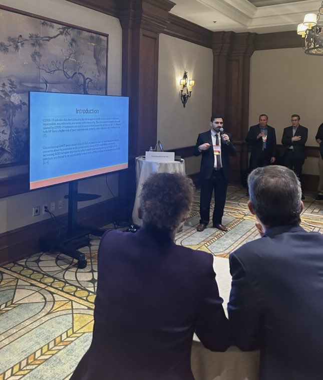 MCG Cardiology Fellowship (@mcgcardfellows) on Twitter photo Congratulations to our own fellow Dr. Nouraldeen <a href="/Manasrah93/">Nouraldeen Manasrah, MD</a> for winning <a href="/ACC_Georgia/">Georgia Chapter ACC</a> Governor award for excellence in research.
#GAACC23 <a href="/avirupguha/">Avirup Guha, MBBS, MPH, FICOS, FACC, FAHA, FESC</a> <a href="/MusaSharkawiMD/">Musa A. Sharkawi</a> <a href="/aroravis/">Vishal Arora</a> <a href="/HHreibe/">Haitham</a> <a href="/EvanHinerMD/">Evan Hiner, MD</a> <a href="/pascha_schafer/">Pascha Schafer MD</a> Congratulations to our own fellow Dr. Nouraldeen <a href="/Manasrah93/">Nouraldeen Manasrah, MD</a> for winning <a href="/ACC_Georgia/">Georgia Chapter ACC</a> Governor award for excellence in research.
#GAACC23 <a href="/avirupguha/">Avirup Guha, MBBS, MPH, FICOS, FACC, FAHA, FESC</a> <a href="/MusaSharkawiMD/">Musa A. Sharkawi</a> <a href="/aroravis/">Vishal Arora</a> <a href="/HHreibe/">Haitham</a> <a href="/EvanHinerMD/">Evan Hiner, MD</a> <a href="/pascha_schafer/">Pascha Schafer MD</a>