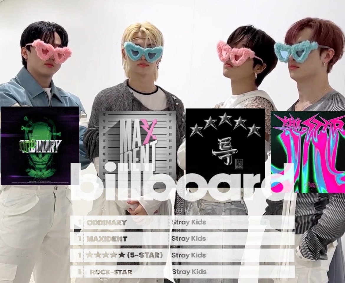 realskzoo's tweet photo. Ya les dije que Stray Kids es el primer acto coreano en tener 4 álbumes consecutivamente en el No. 1 de Billoard 200 totalmente autoproducidos, el primer grupo en vencer a One Direction con el récord de 1 año y 8 meses, asi es, asi de grandes son mis kids 💋 https://t.co/HEqVFjb8mM