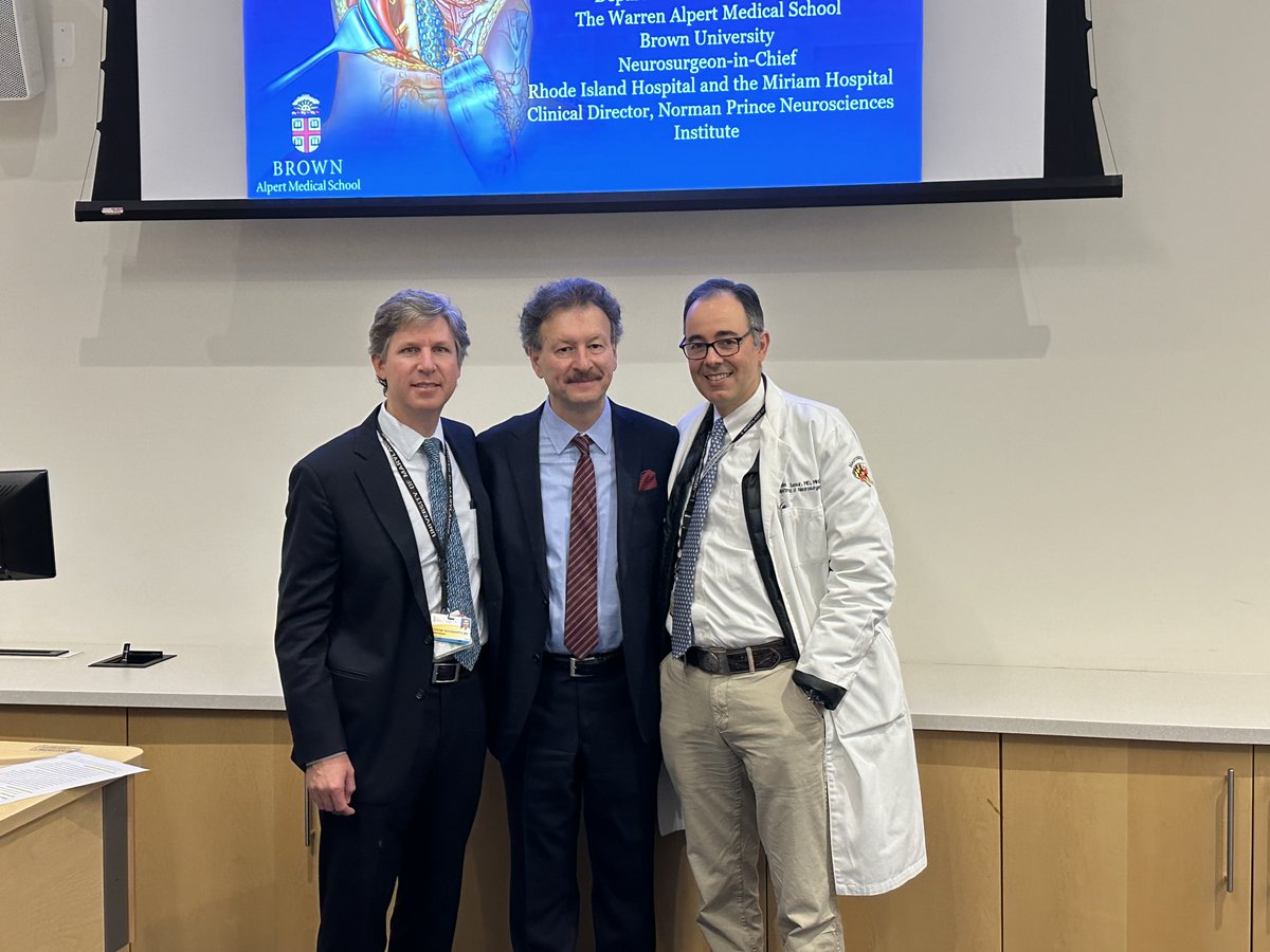 UMDNeurosurgery's tweet image. It was a pleasure to host Dr. Ziya Gokaslan from @BrownNSGY for our 2023 Ibrahimi Lecture. Great overview of cervical, lumbar and sacral approaches for chordoma resection!