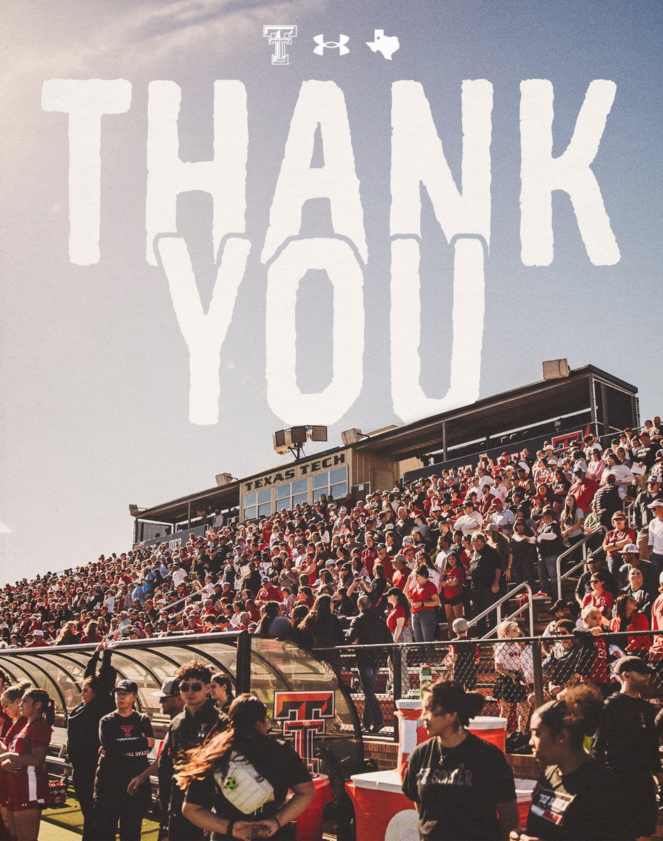 What a season. What a ride. 

Thanks for being a part of it, Red Raider Nation!
