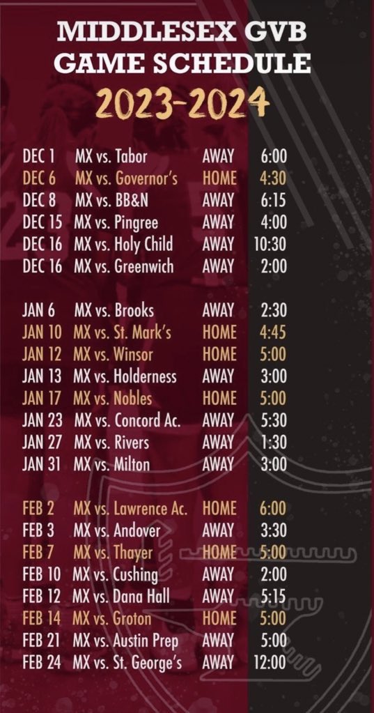 High school Schedule is out‼️‼️